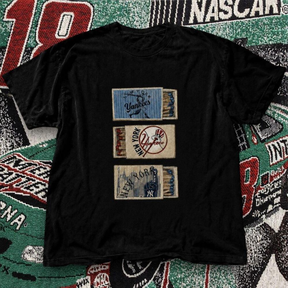 Ny Yankees Matchbox Graphic Tee Black Unisex